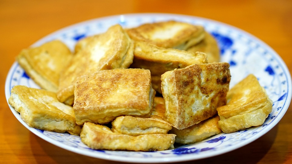 smażone tofu