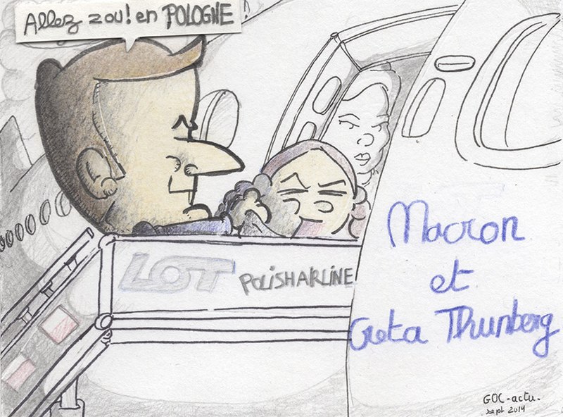 800px-Emmanuel_Macron_et_Greta_Thunberg_-_direction_la_Pologne